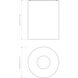 Kos LED 4.72 inch Matte Concrete Coastal Downlight