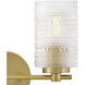 Mabel 2 Light 14 inch Lacquered Brass Bath Light Wall Light