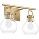 Mansfield 2 Light 16 inch Champagne Gold Vanity Light Wall Light