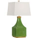 Wildwood 32 inch 100 watt Lime Glaze Table Lamp Portable Light 