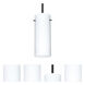 Stilo 10 1 Light Black Stem Pendant Ceiling Light