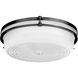 Emory 1 Light 14 inch Matte Black Flush Mount Ceiling Light