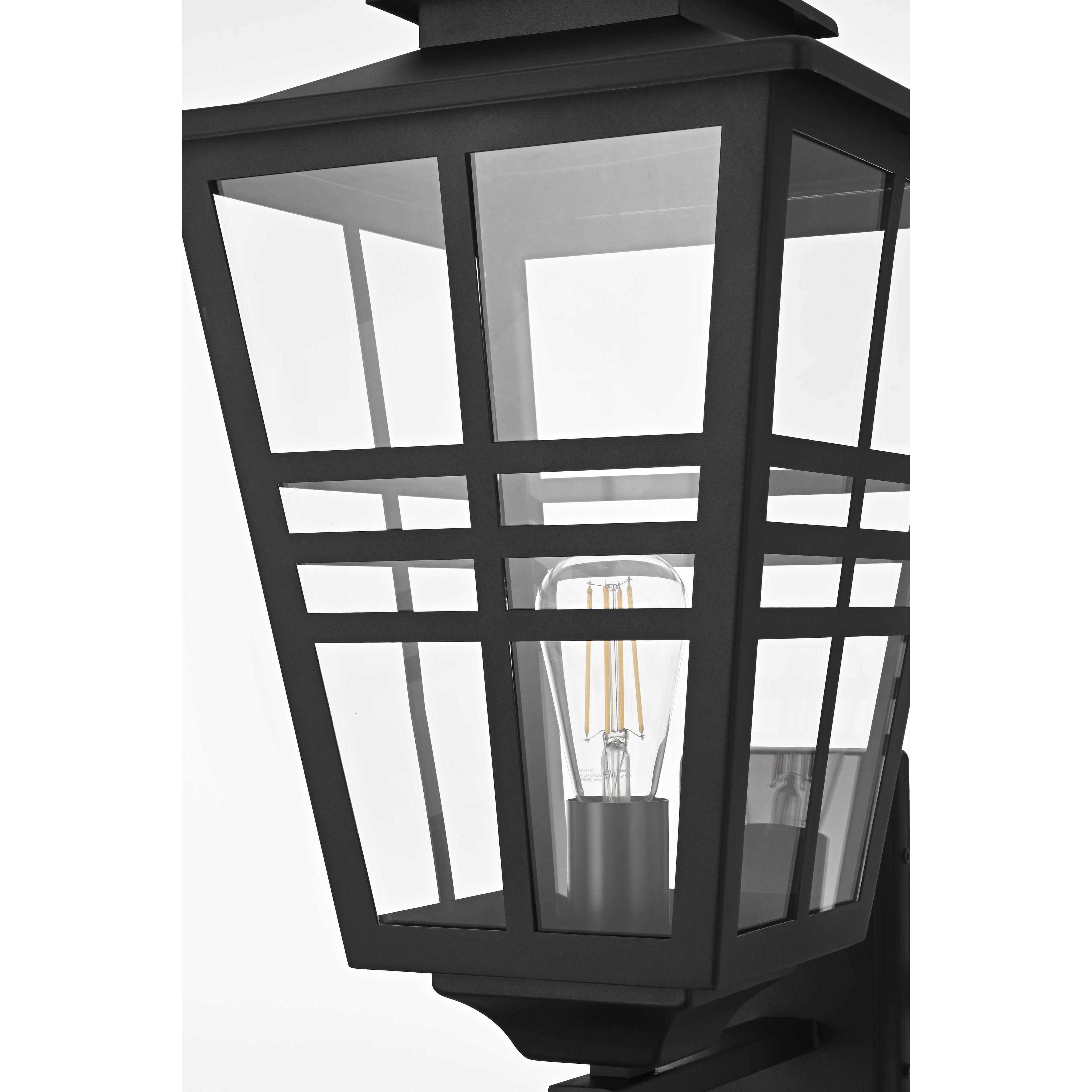 Macon 1 Light 24 inch Black Outdoor Wall Sconce