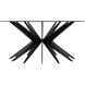 Spider 40 X 40 inch Matte Black Coffee Table