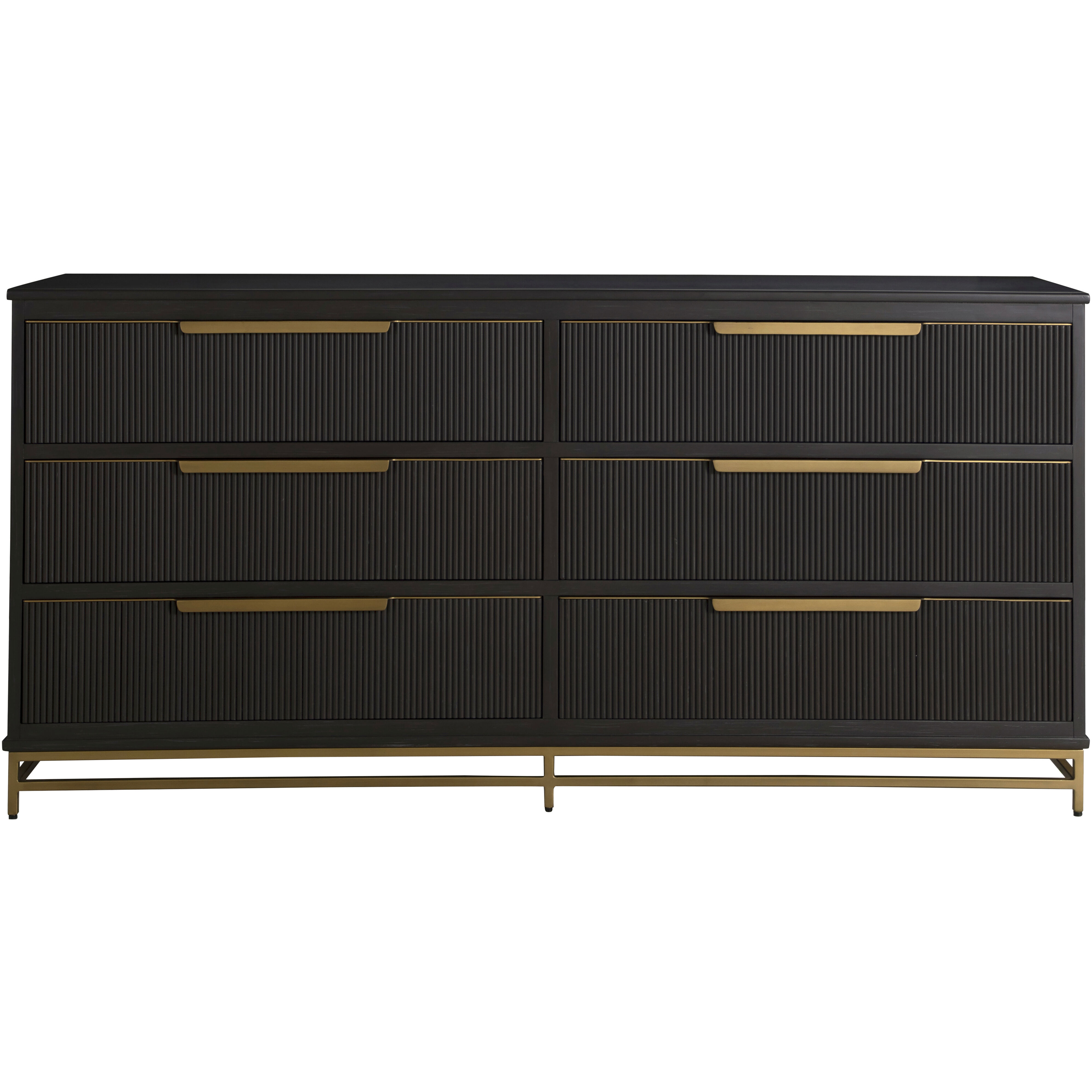 Riggs Stained Gold and Sesame Black Dresser