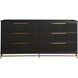 Riggs Stained Gold and Sesame Black Dresser