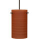 Tamburo 5 1 Light Bronze Cord Pendant Ceiling Light