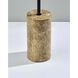 Rayne 61.25 inch 60 watt Brown Marble and Black Floor Lamp Portable Light