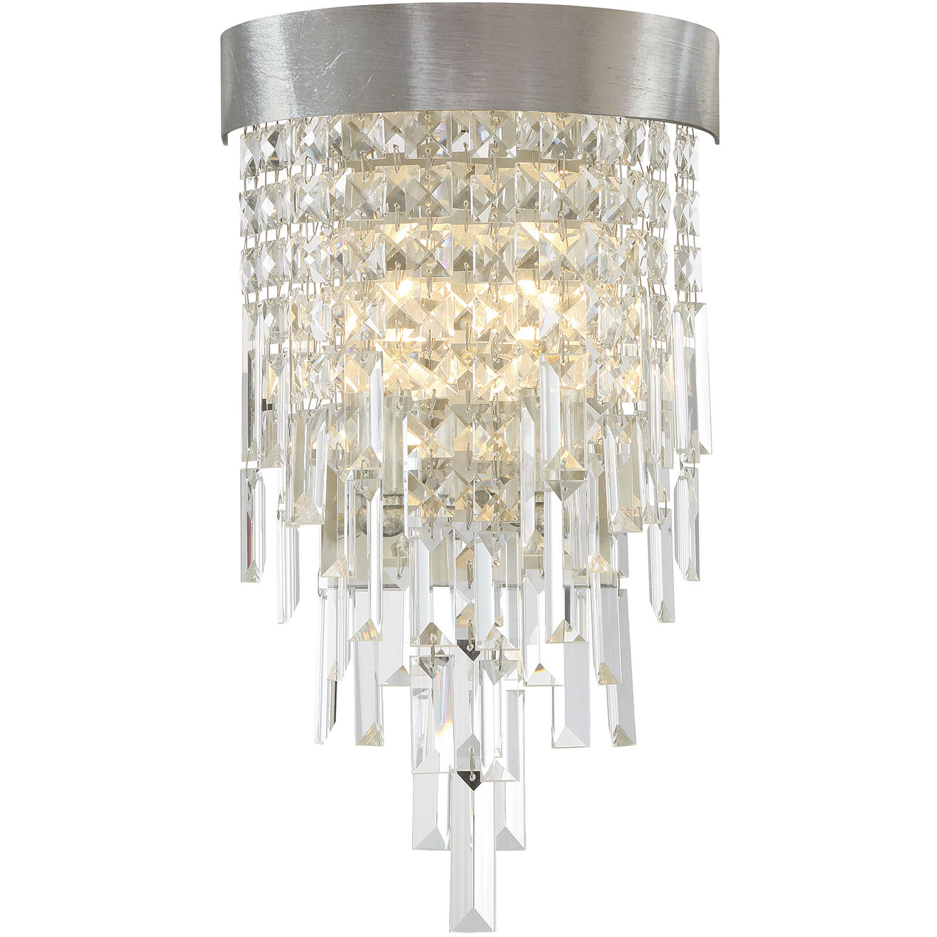 Winfield Bath Wall Light in Antique Silver