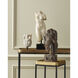 Tanay 24 X 24 inch Antique Brass and Graphite and Black Side Table