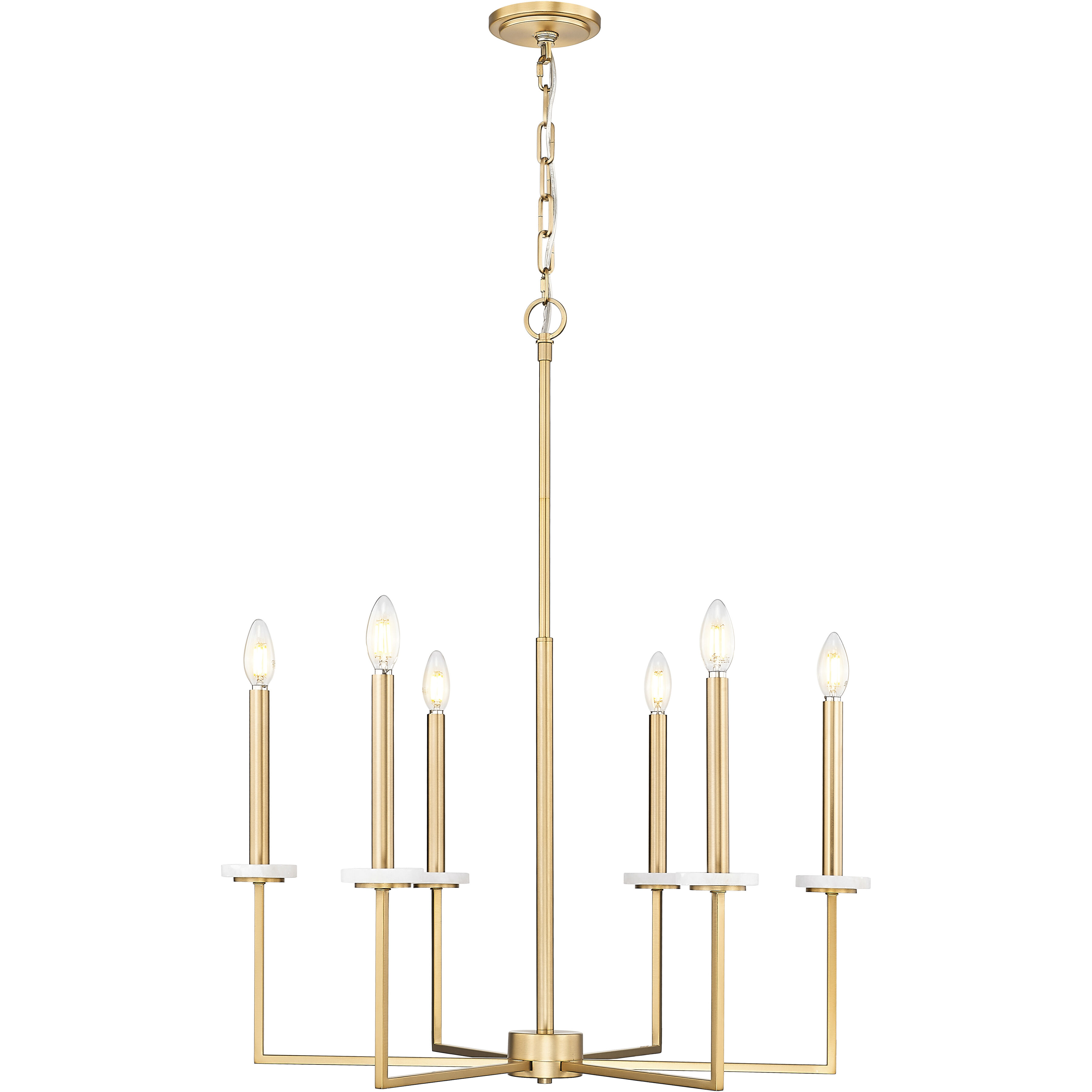 Gaultier 6 Light 27.25 inch Chandelier
