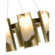 Canada LED 23.6 inch Satin Brass Chandelier Ceiling Light