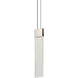 V Panels 1 Light 2.25 inch Polished Chrome Pendant Ceiling Light