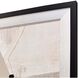 Gray Abstract White and Black and Gray and Neutral Framed Art, Propac