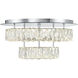 Dickinson 1 Light 20 inch Chrome Flush Ceiling Light