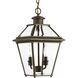 Burlington 2 Light 9 inch Antique Bronze Outdoor Hanging Lantern