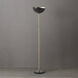 Luna Bella 72 inch 9 watt Weathered Brass Torchiere Floor Lamp Portable Light