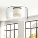 Birch LED 12 inch Black Flush Mount Ceiling Light