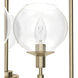 Xidane 3 Light 15 inch Alturas Gold Foyer Pendant Ceiling Light
