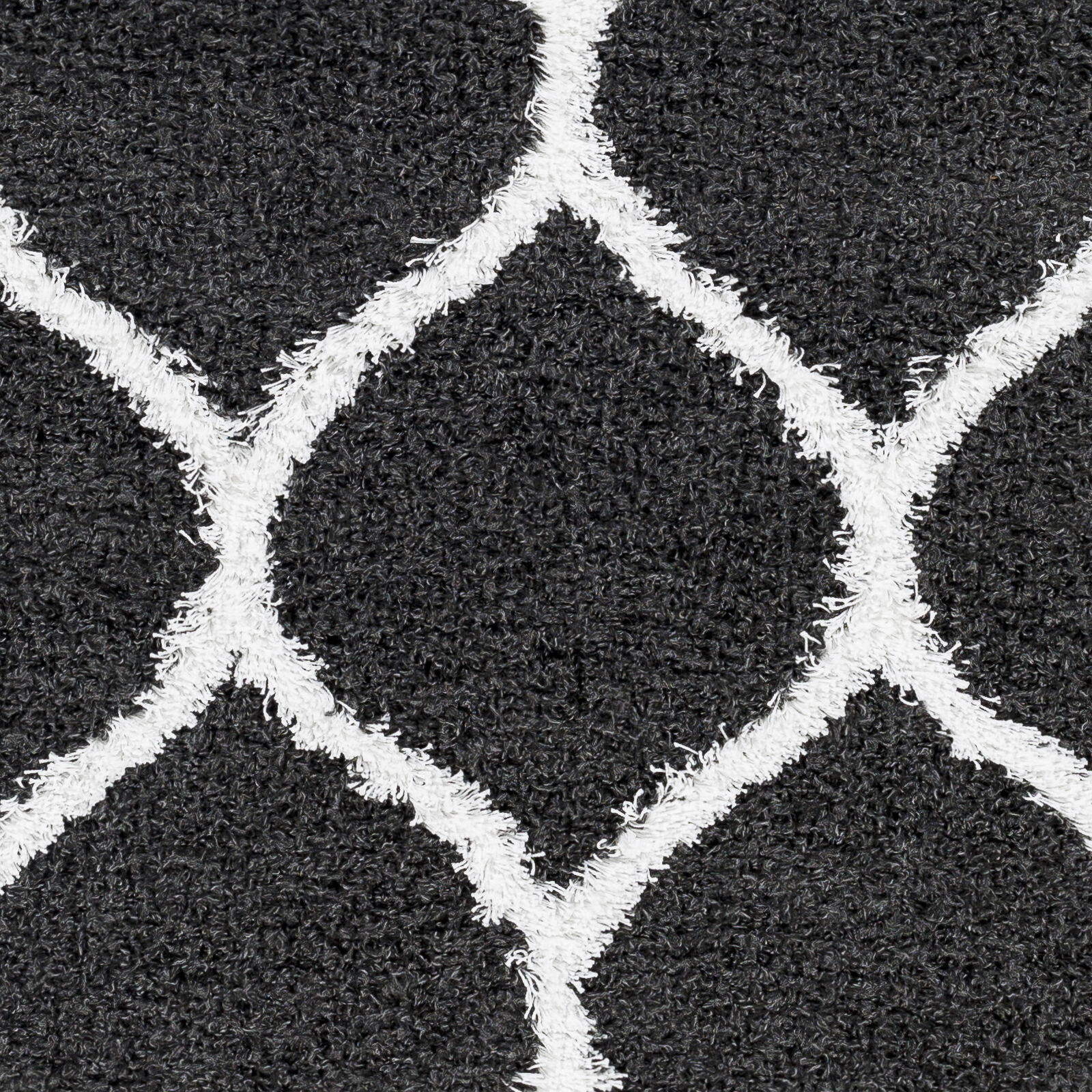 Urban Shag 87 X 63 inch Black Rug, Rectangle