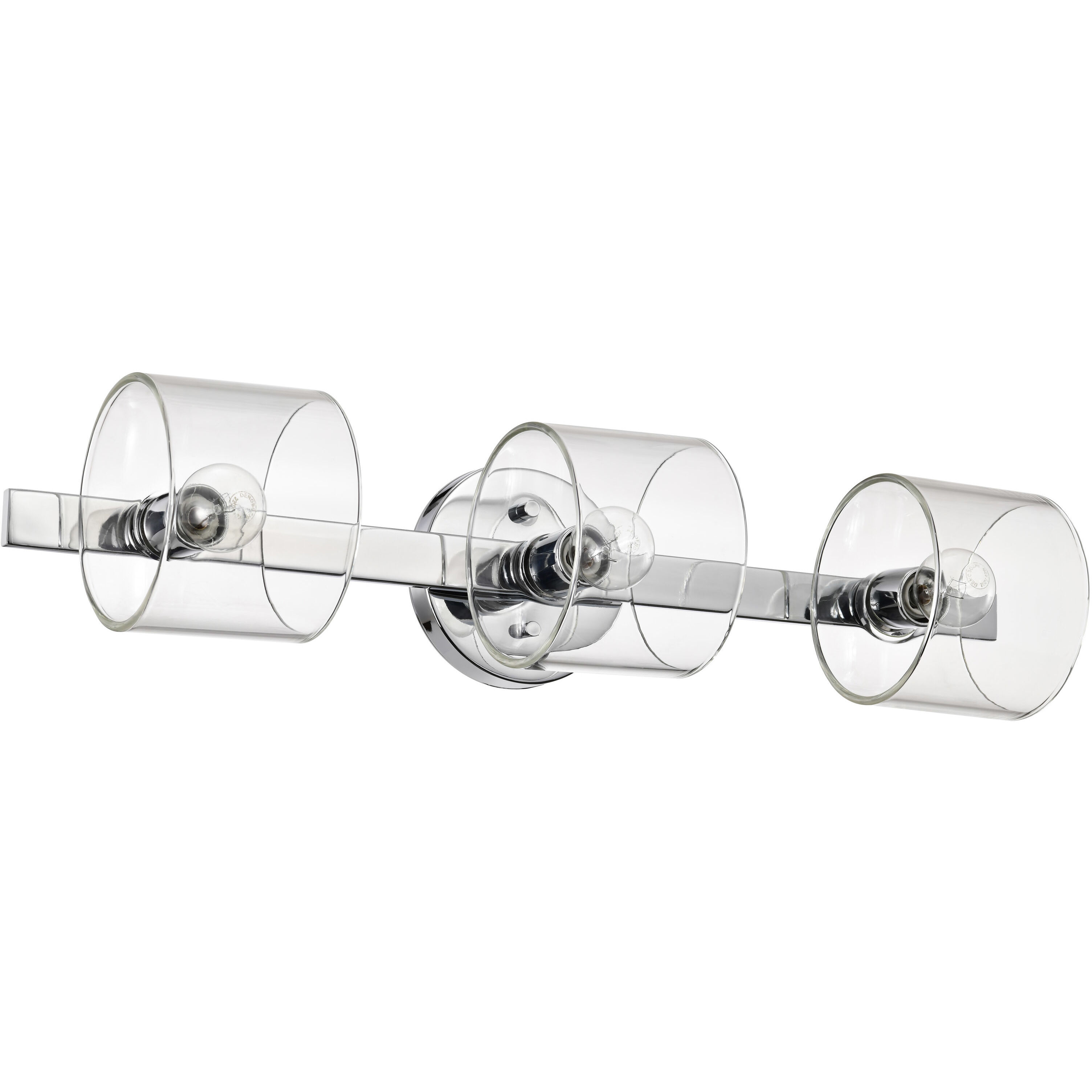 Marlowe 3 Light 24 inch Polished Nickel Vanity Light Wall Light