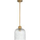 Meriam 1 Light 10 inch Brushed Brass Pendant Ceiling Light