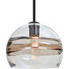 Spirit 10 1 Light Black Stem Pendant Ceiling Light