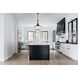 Atlas 3 Light 16.5 inch Matte Black and Textured Gold Outdoor Pendant