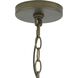 Lattimore 5 Light 22 inch Aged Brass Chandelier Ceiling Light, Design Series