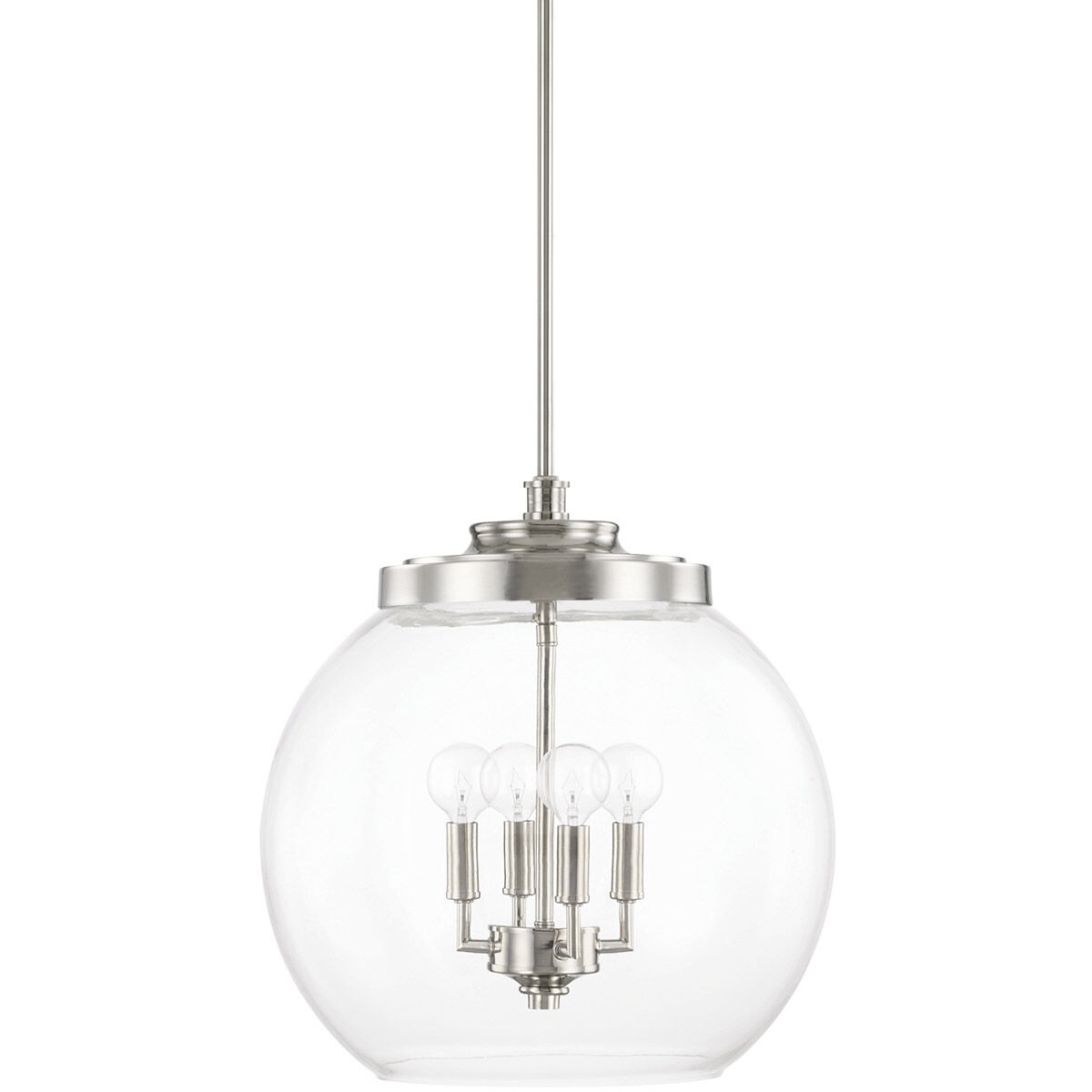 Mid Century 4 Light 15.50 inch Pendant