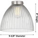 Franklin Restoration Seneca Falls 1 Light 9.5 inch Brushed Satin Nickel Mini Pendant Ceiling Light in Incandescent, Franklin Restoration
