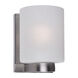 Signature 1 Light 5 inch Brushed Nickel Vanity Light Wall Light