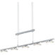 Santiago LED 33.5 inch Nickel-Matte Linear Pendant Ceiling Light