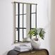 Scroll 38.38 X 25.88 inch Plated Antique Brass Mirror