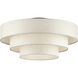 Manorwood 5 Light 28 inch English Bronze Semi Flush Mount Ceiling Light, Extra Large