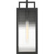 Edgewood 1 Light 19 inch Dark Matte Black Outdoor Wall Sconce