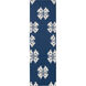 Frontier 96 X 30 inch Navy, Khaki Rug