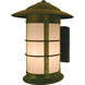 Newport Outdoor Wall Mount in Pewter, Almond Mica