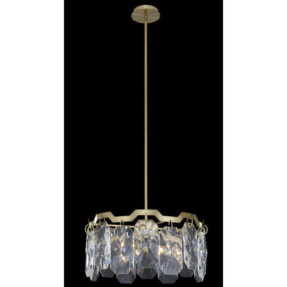 Piatta 4 Light 22 inch Brushed Brass Pendant Ceiling Light