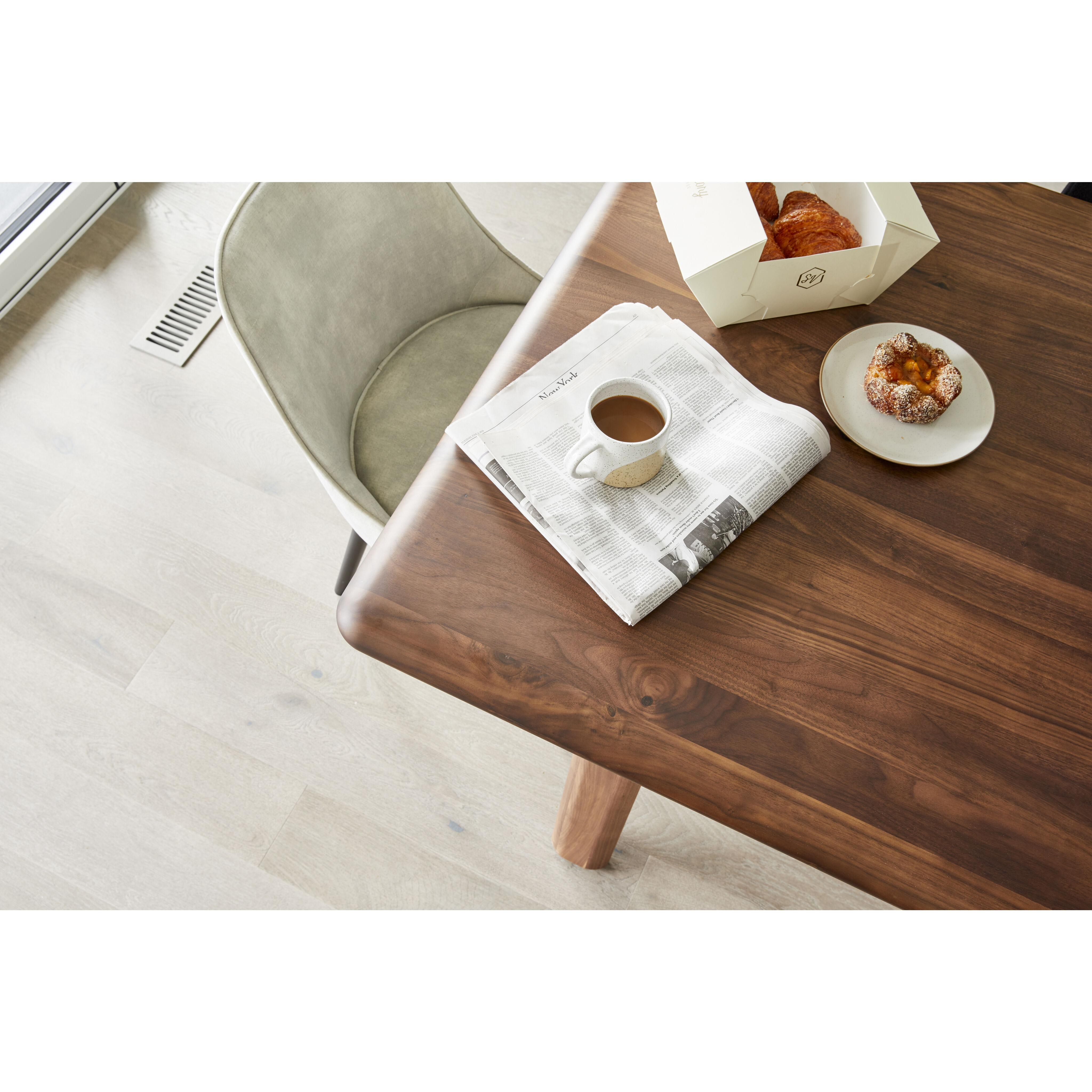 Malibu 88 X 38 inch BC Walnut Dining Table