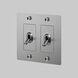 2G Toggle 120-277 Steel Light Switch