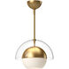 Alora Mood Lucy Pendant Ceiling Light in Brushed Gold