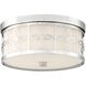 Anniversary 2 Light 13.5 inch Polished Nickel Flush Ceiling Light