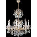 Madrid Cast Brass 8 Light 27 inch Gold-Brown Patina Chandelier Ceiling Light
