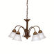 Wynberg 5 Light 24.5 inch Olde Bronze Chandelier 1 Tier Medium Ceiling Light, Medium
