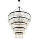Emory 30 Light 48 inch Black Forged Chandelier Ceiling Light