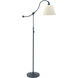 Hyde Park 57 inch 100 watt Oil Rubbed Bronze Floor Lamp Portable Light in White