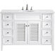 Cape Cod 48 X 21 X 35 inch Antique White Vanity Sink Set
