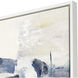 Take It Easy Blue and White and Yellow Canvas, The Studio