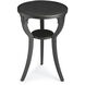 Masterpiece Dalton  24 X 16 inch Black Licorice Accent Table, Round